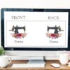 Personalized gift Sewing Gifts, Custom mug, Christmas Mug, Coffee Mug, Name Mug, Coffee Mug, Crafty Sewing Machine Mug, Gift for her Mug - Image 3