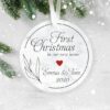 Personalised New Home Polymer Decoration, Christmas Ornament 2022, Road Name, Personalized  Christmas Ornament, First Christmas, New Home