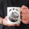 This Human Belongs To, Cat Photo Mug, Cat Parent Mug, Cat Lover Gift, Cat Mum Mug, Cat Dad Mug, Name Mug, Cat Owner Gift, Christmas Gift - Image 4