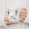 Cat Yoga Mug, Custom Mug Personalised, Yoga Girl  Mug, Christmas Mug, Yoga Gift, Yoga Teacher Gift, Pilates, Namaste Mug, Coffee Mug, Name