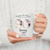 Personalised 90th Birthday Mug, Best Nana Ever mug, Best Grandma Mug, Nanny coffee cup, Grandmother gift, Nana Gift Idea, Birthday Gift