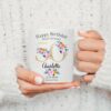 Personalised 50th Birthday Mug, Best Nana Ever mug, Best Grandma Mug, Nanny coffee cup, Grandmother gift, Nana Gift Idea, Birthday Gift