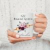Baking Queen, Baking Baker Mug, Baking Gift Present, Chef Mug, Baker Gift Present Mug, Persolalised Name Mug, Gift for Her, Mom, Nana