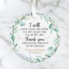 Personalised Mother of the Groom Wedding Gift, Mother of the Groom Gift, Personalised Hanging Ornament, Keepsake, Bride Thank you gift