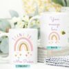 Teacher Mug, Personalised Text Mug, Teacher Thank You For Helping Me Grow, Ta Gift From Teachers, It Takes a Big Heart to Shape Little Minds - Image 3