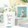 Personalised Mug, Custom Text and Photo Mug, Your Message on a Mug, Gift for Dog Mum, Dog Dad Mug, Birthday Gift, Gift For Friend, Photo Cup
