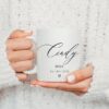 Wedding Gift for Bridesmaid, Mother of the Bride Cup, Mother of the Groom Gift, Maid of Honour, Bridesmaid Gift From Bride, Name Cup - Image 5