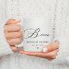 Wedding Gift for Bridesmaid, Mother of the Bride Cup, Mother of the Groom Gift, Maid of Honour, Bridesmaid Gift From Bride, Name Cup - Image 3