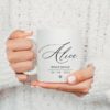 Wedding Gift for Bridesmaid, Mother of the Bride Cup, Mother of the Groom Gift, Maid of Honour, Bridesmaid Gift From Bride, Name Cup
