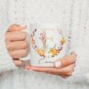 Monogram Coffee Mug, Autumn Home Decor, Personalised Cup, Halloween Gift, Cozy Mug, Gift Idea For Friend, Sister, Aunt, Children, Cocoa Mug - Image 4