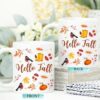 Hello Pumpkin, Pumpkin Spice Mug, Fall Mug, Best Friends Gifts, Custom Mug for Best Friends, Halloween Mug, Gnome, Hygge Mugs, Cozy Cup