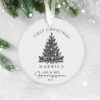 First Christmas Married Ornament 2022, Wedding Keepsake, Personalised Christmas Ornament, Christmas Decorations, Wedding First Christmas UK
