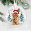 Cavalier King Charles Spaniel, Personalised  Christmas Ornament, Christmas Tree Ornament, Custom Dog Ornament, Pet Lover Personalized Bauble