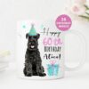 Birthday Gift for Dog Lovers, Miniature Schnazuer Personalised Dog Mug, Dog Mom Dad Mug, Dog Owner Gift, Custom Mug UK, Valentines, Animal