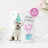 Birthday Gift for Dog Lovers, Bichon Frise Personalised Dog Mug, Dog Mom Dad Mug, Dog Owner Gift, Custom Mug UK, Valentines, Animal Lover - Image 3