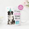 Birthday Gift for Dog Lovers, Australian Shepherd Personalised Dog Mug, Dog Mom Dad Mug, Dog Owner Gift, Custom Mug UK, Valentines, Animal