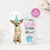 Birthday Gift for Dog Lovers, Chihuahua Personalised Dog Mug, Dog Mom Dad Mug, Dog Owner Gift, Custom Mug UK, Valentines, Animal Lover