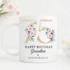 Personalised 50th Birthday Mug, Personalised Age Mug, Best Friend Gift, Gift for Her, Mum Sister Friend Mug, Milestone Age Gift, Floral UK - Image 10