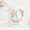 Personalised 70th Birthday Mug, Personalised Age Mug, Best Friend Gift, Gift for Her, Mum Sister Friend Mug, Milestone Age Gift, Floral UK