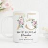Personalised 100th Birthday Mug, Personalised Age Mug, Best Friend Gift, Gift for Her, Mum Sister Friend Mug, Milestone Age Gift, Floral UK - Image 7