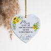 Personalised Mother of Groom Bride, As I Say I Do Quote, Wedding Keepsake, Thank You From Bride Groom, Floral Ceramic Heart, Floral Design