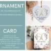 60th Birthday Ornament, Ceramic Heart, Birthday Gift Ideas, Gift For Her 18th 21st 30th 40th 50th 60th 70th , Personalised Keepsake, UK - Image 2
