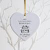 Personalised New Home Ceramic Decoration, Road Name, Personalized  Christmas Ornament 2022, First Christmas, New Home, Keepsake, Porcelain - Image 2