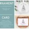 Our First Christmas Engaged, Personalised Ceramic Decoration, Christmas Ornament 2022, Personalized  Christmas Ornament, First Christmas UK - Image 2