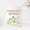 Pumpkin Queen, Hello Pumpkin, Autumn Home Decor, Personalised Cup, Halloween Gift, Cozy Mug, Fall Vibes, Fall Season, Thanksgiving, Leopard - Image 3