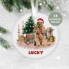 Cocker Spaniel, Dog Christmas Decoration , Personalised  Christmas Ornament, Custom Dog Ornament, Pet Lover, Personalized Bauble UK