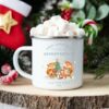 First Christmas as Grandparents Mug, Cup 1st Christmas Present 2022, Name Mug, Baby's First Christmas, Gifts From Daughter Son