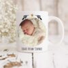 First Christmas Gift For Auntie 2022, Baby Christmas Gift For Aunt, Personalised Photo Mug, New Auntie 1st Christmas Gift Keepsake, Uncle - Image 3