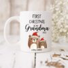 Daddy First Christmas Mug, Cup Daddy 1st Christmas Present 2022, New Dad Gift, Name Mug, Baby's First Christmas, Gifts From Daughter, Son - Image 5