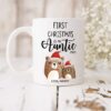 Daddy First Christmas Mug, Cup Daddy 1st Christmas Present 2022, New Dad Gift, Name Mug, Baby's First Christmas, Gifts From Daughter, Son - Image 3
