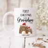 Daddy First Christmas Mug, Cup Daddy 1st Christmas Present 2022, New Dad Gift, Name Mug, Baby's First Christmas, Gifts From Daughter, Son - Image 4
