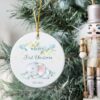 Personalised Baby's First Christmas Decoration, Christmas Gift for Boy Girl, Christmas Keepsake Baby's 1st Christmas Bauble, Gift for Baby's - Image 2